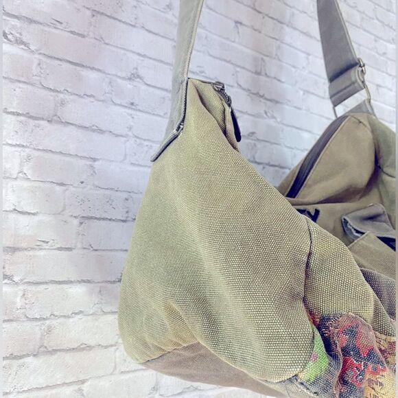 Disney Mickey Mouse Bag Canvas Adventure Bag Tote Purse - Picture 2 of 9